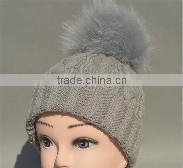 2015 new hot sale warm fold brim knitting cap