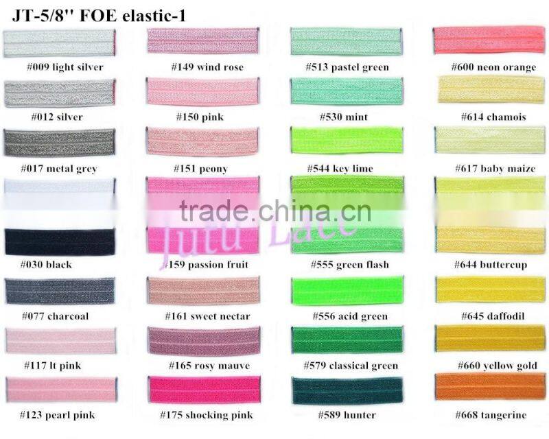 Fashion soft elastic band for Garment - pearl center flower headbands- flat stretch band- wholesale kids headwear