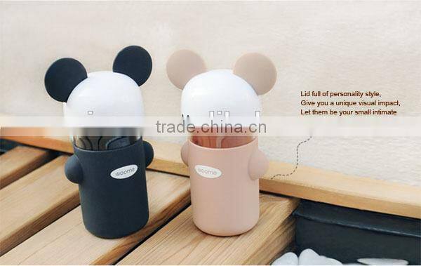 New Fancy funny ears glass sports water bottle