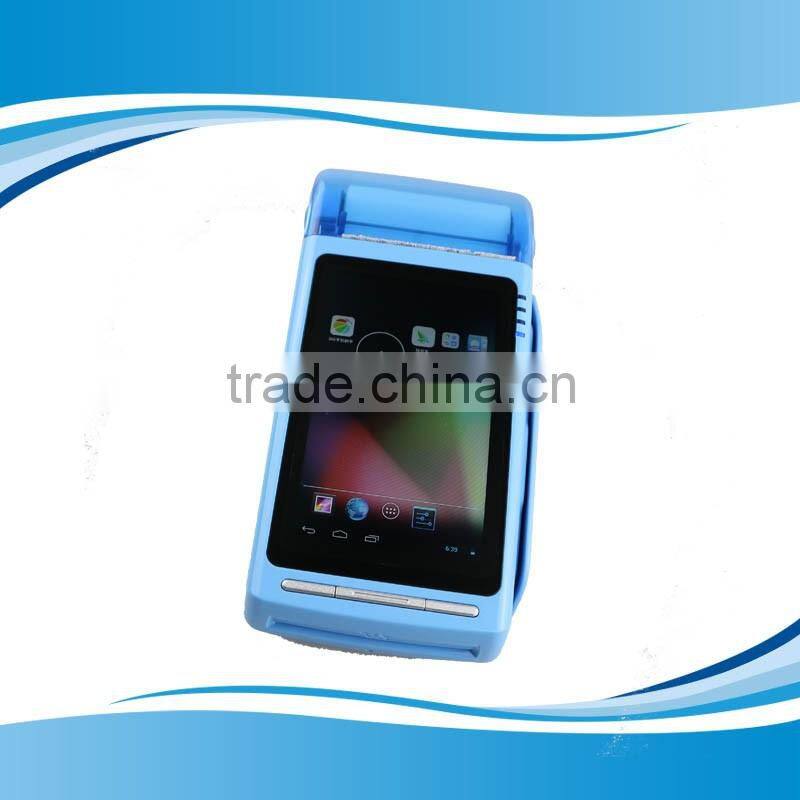 Factory price 4 inch touch Android pos terminal with thermal printer barcode scanner NFC reader