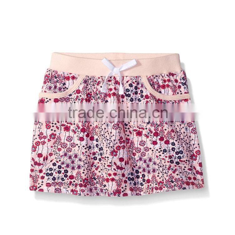Custom girls fancy play tennis gym short hot stylish children mini skirt