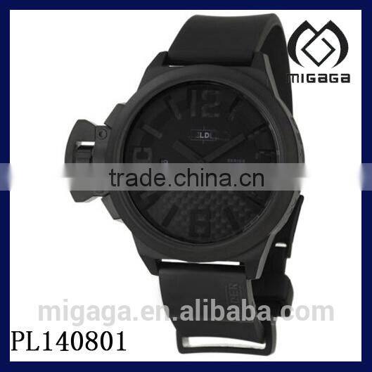 Fashion sporty automatic watch for men* K24 Automatic Black Ion Plated Steel Mens Watch