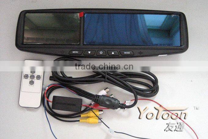 Yotoon 4.3 car rearview monitor / TFT Color LCD Screen Car Rearview Mirror Monitor