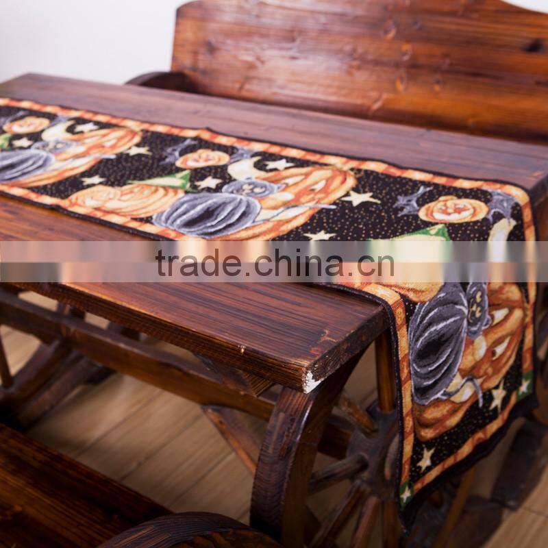 Wholesale jacquard halloween customs table runner