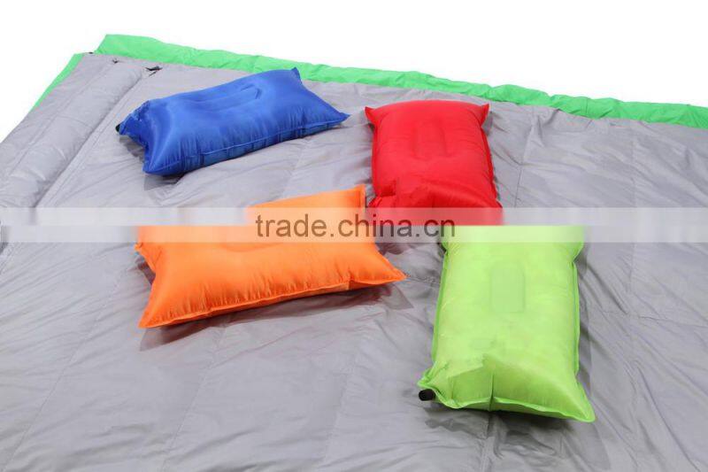 outdoor travel self inflatable camping pillow