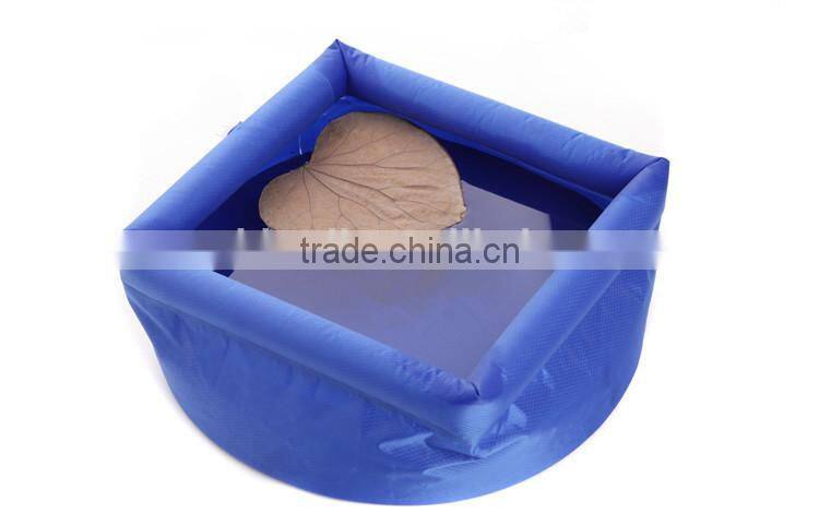 Outdoor camping travel tourism folding inflatable foot basin