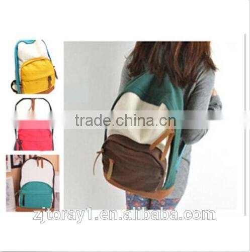 Women's large Canvas Backpack school backpack fairy Shoulder bag