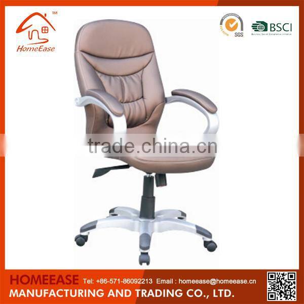 High Back Ergonomic Executive Leather Office Chair With Footrest