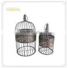 Luxury parrot cage metal bird cage for home and garden decorations