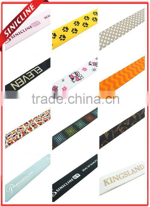 Sinicline Custom Design Woven Brand Ribbon