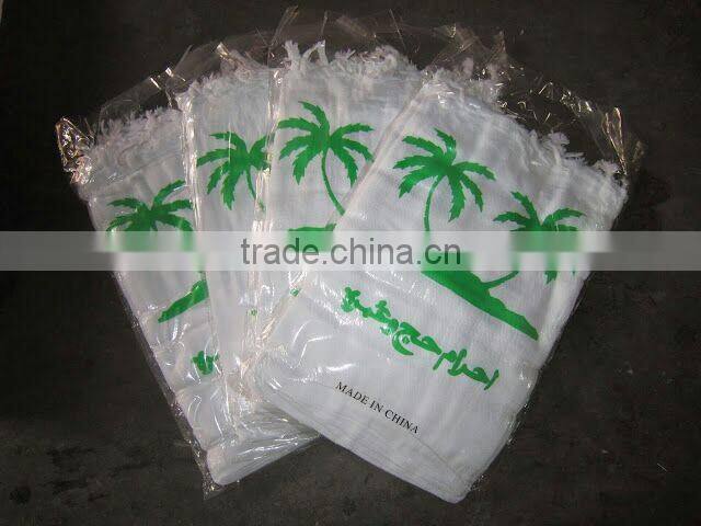 China supplier 106x189,400g ihram towel