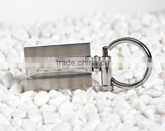 noble men jewelry Customized 316L stainless steel dull polish metal key chain