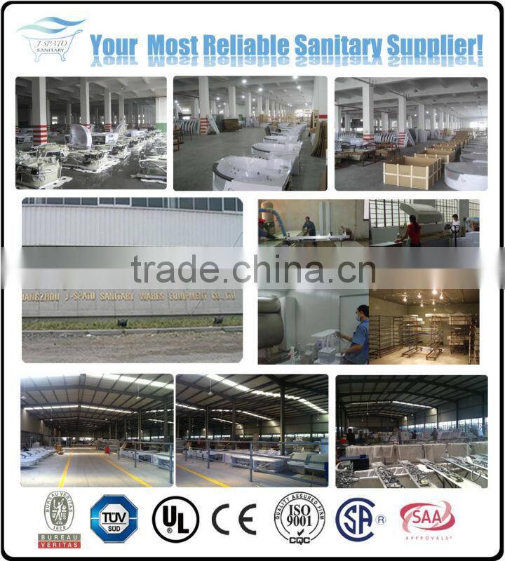 2013 Hot-sale White/Black Bathtub Function Back Jets Bath Tubs