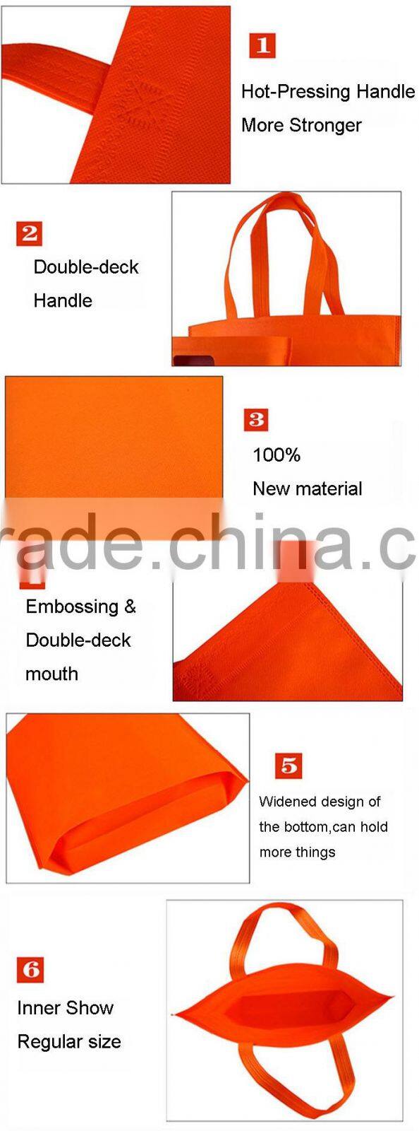 Non woven garment tote bag wholesale