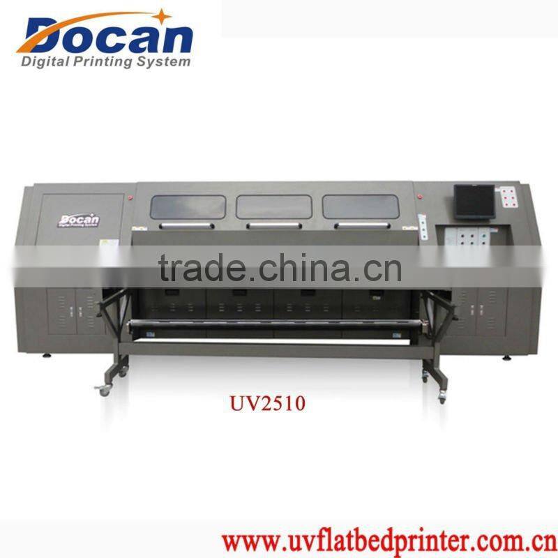 uv roll to roll printer Docan2510 for banner printing