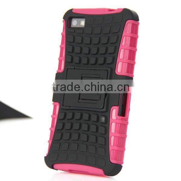 Original design new brand hot selling Tough hard Shockproof Armor Cover case rugged heavy duty Case Dual Layer for Blackberry
