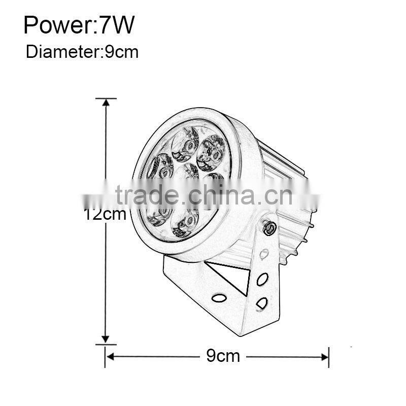 2015 new design cob led outdoor lighting spotlight ip65 7w spot light