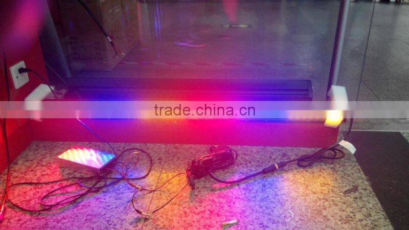 30inch 40 inch 50inch color change remote control led light bar, red, amber ,blue and white strobe light bar