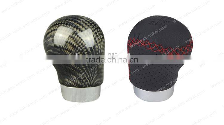 Red Stitched Gear Shift Knobs Leather Knobs