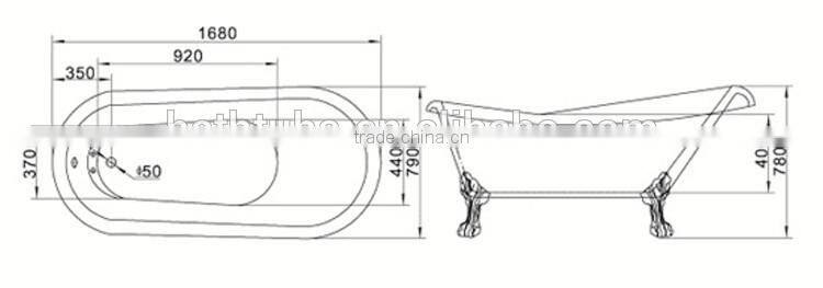 North American egg bathtub,clawfoot bathtub,round-bathtub-dimensions