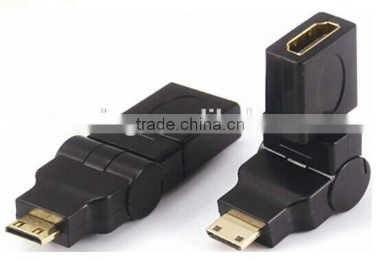 360 Degree Rotate Mini HDMI Male to Female HDMI Adaptor