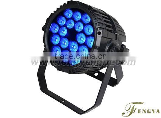 18*15w rgbwa uv led stage light outdoor waterproof