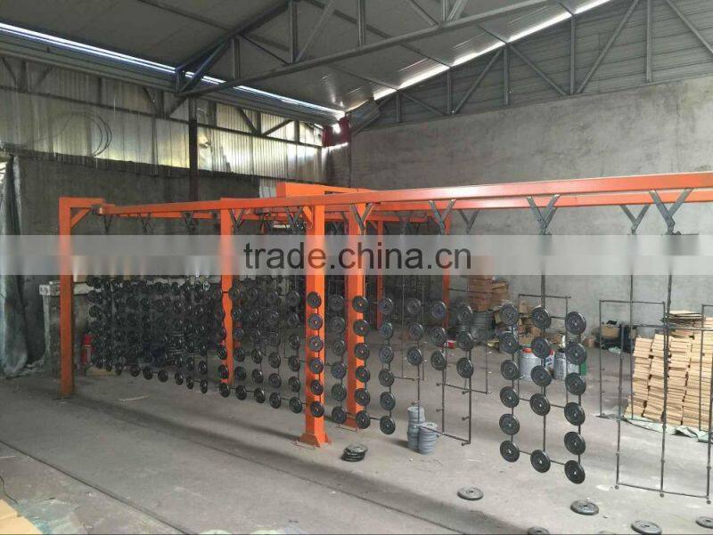 2.5lb-50lb painting adjustable dumbbell set