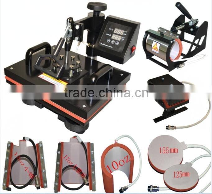 Combo machine 5 in 1 or 8 in 1 wholesale with factory direct competitive price, slided extrusion frame for easily installation