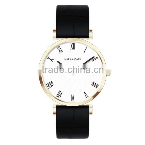 Sports Leather band rose gold multifunction chronograph men watches