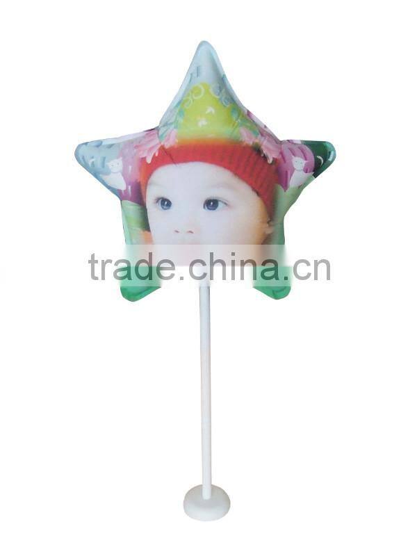 Sublimation photo balloon in heart shape