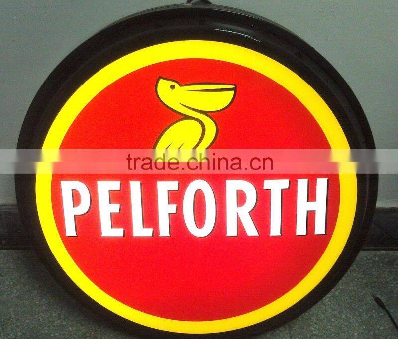 acrylic material square shape acrylic LED lighting box