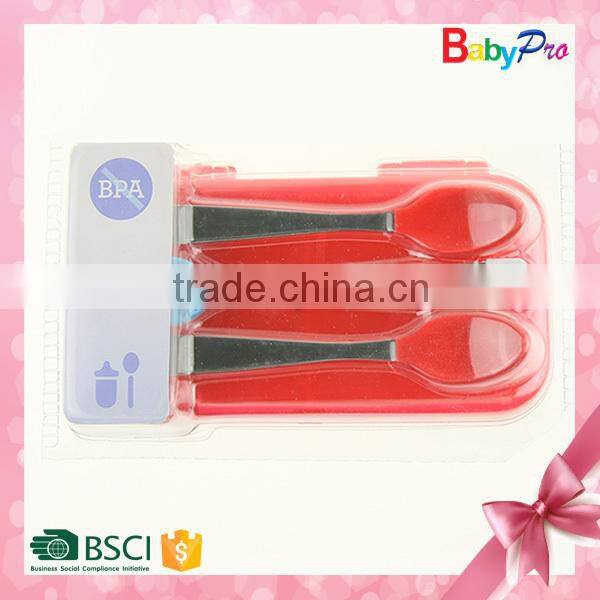 Top Selling Products 2015 Zhejiang China Manufacturer High Quality Wholesale Colorful Baby Feeding Spoon Set