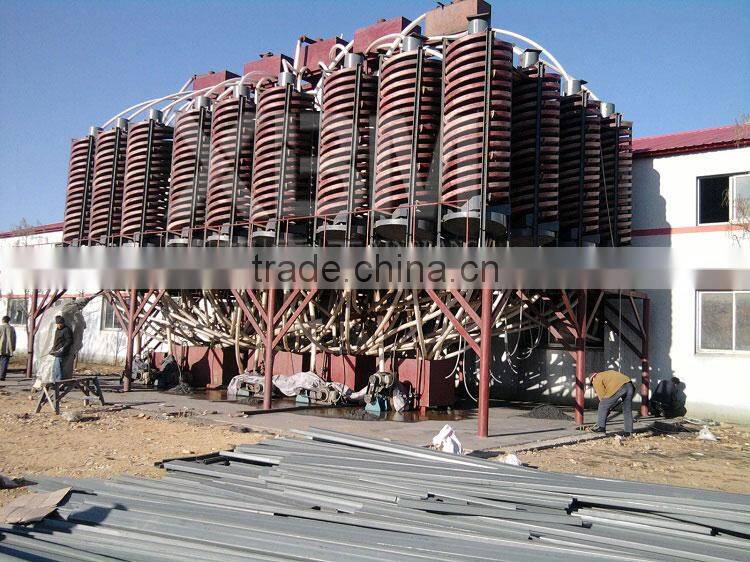 Gravity Separator Spiral Chute Price for Copper/ Gold/ Chromite / Lead ore Concentrate