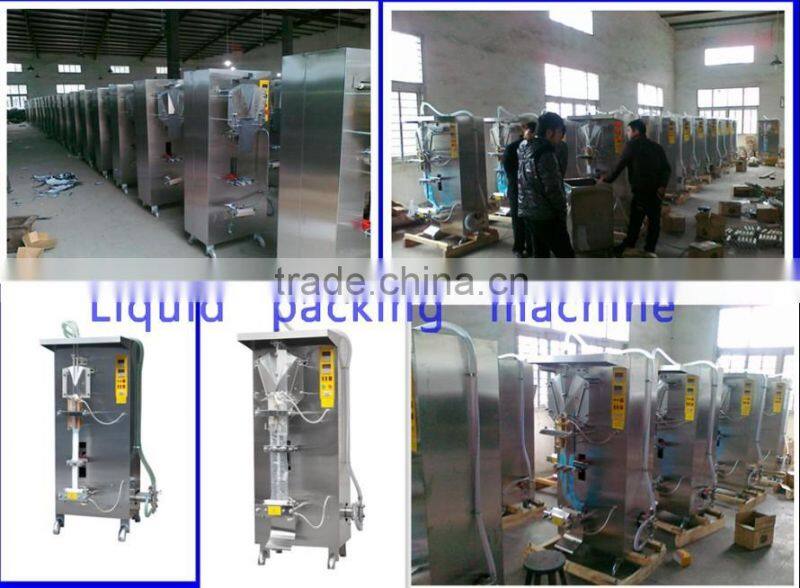 Liquid sachet filling machine