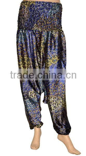 Wholesale Collection of Indian Silk Sari Ladies Harem pants Assorted 50 Pcs