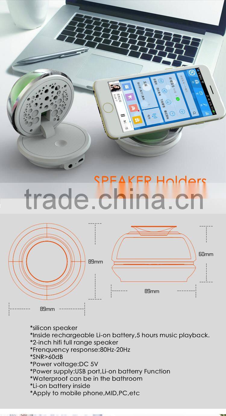Mini portable bluetooth speaker 2015 support FM radio/TF card/Hand free call