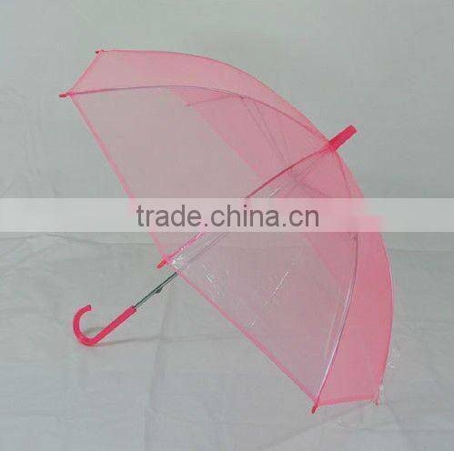 cheap poe transparent rain umbrella