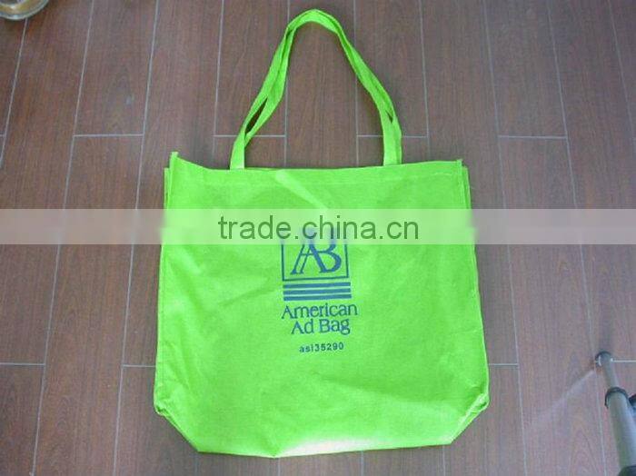 Eco-friendly Light Green PP Non-Woven Shopping Bag