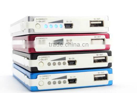 Hiqh capacity 10000mah solar charger for mobile phone with 2 usb Ports