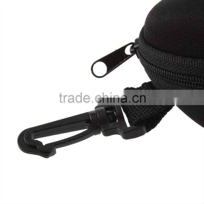 NEW Black Sunglasses Reading Glasses Carry Case Bag Hard Zipper Box