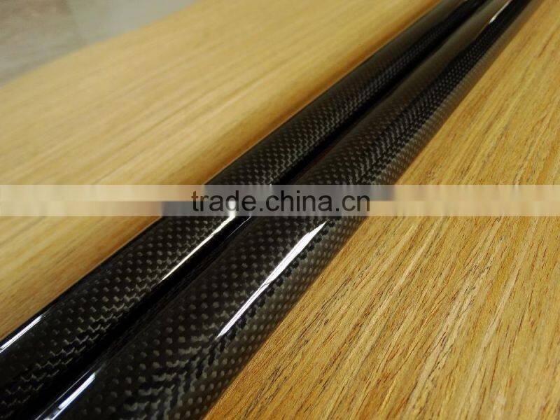 Good quality competitive price beautiful 3k carbon fiber tube factory