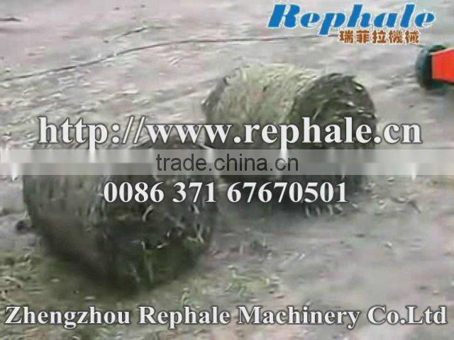 farm use mobile or horizontical type corn straw, hay, grass, wheat, rice straw round bundling machine and straw baler for silage