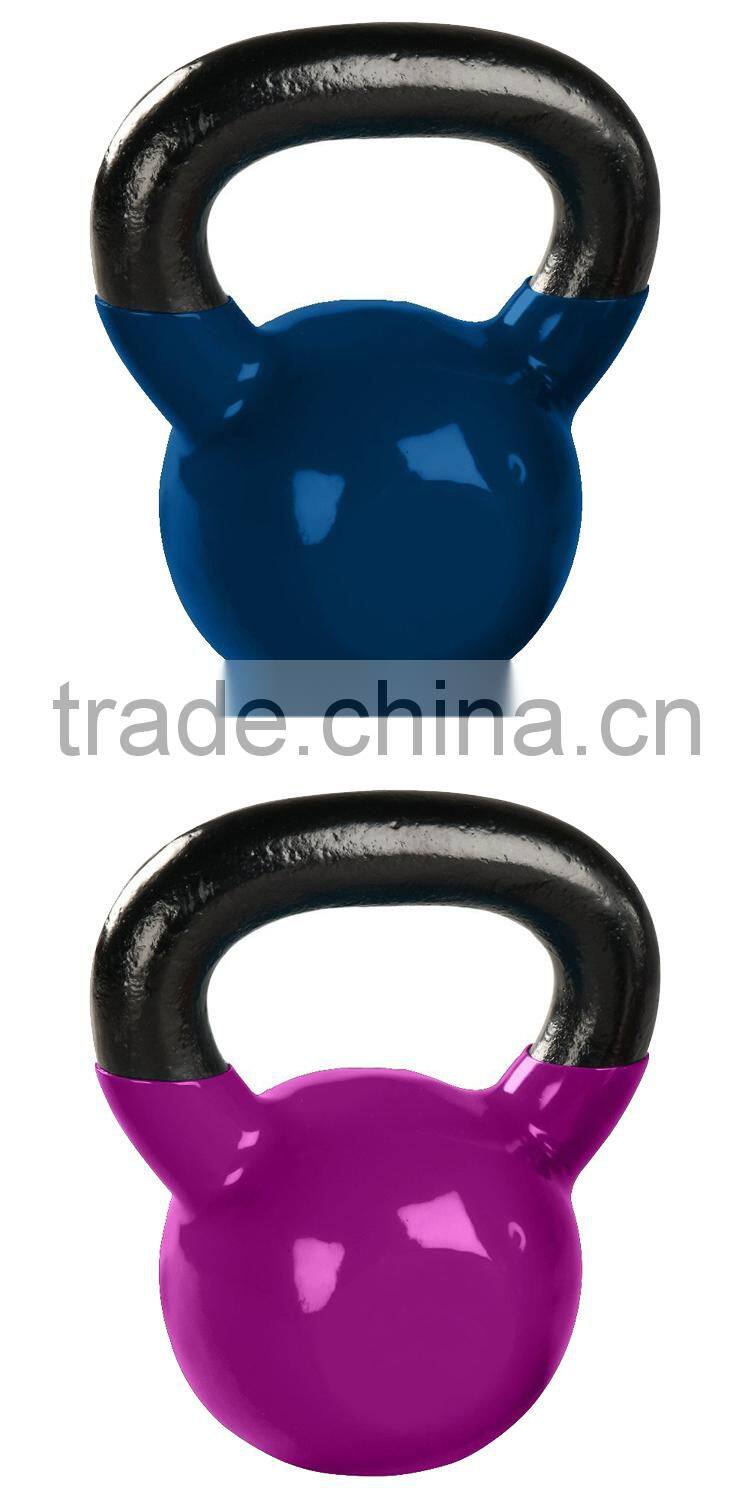 Colored Custom Deluxe Vinyl Kettlebells for Fitness Exercises China