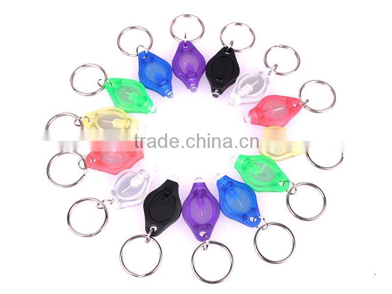 Wholesale Purple Light 365-370nm UV LED Plastic keychain Manufacturers