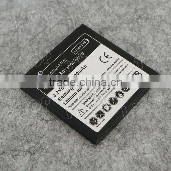 For Samsung Galaxy S Advance i9070 battery,3.7V 1500mAh, Made in china