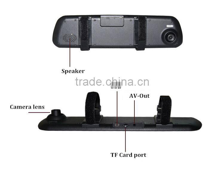 3.0 Inch 1080P Full HD 5.0M Pixel 140 Degree Wide Angle Night Vision Car Rear View Camera DVR