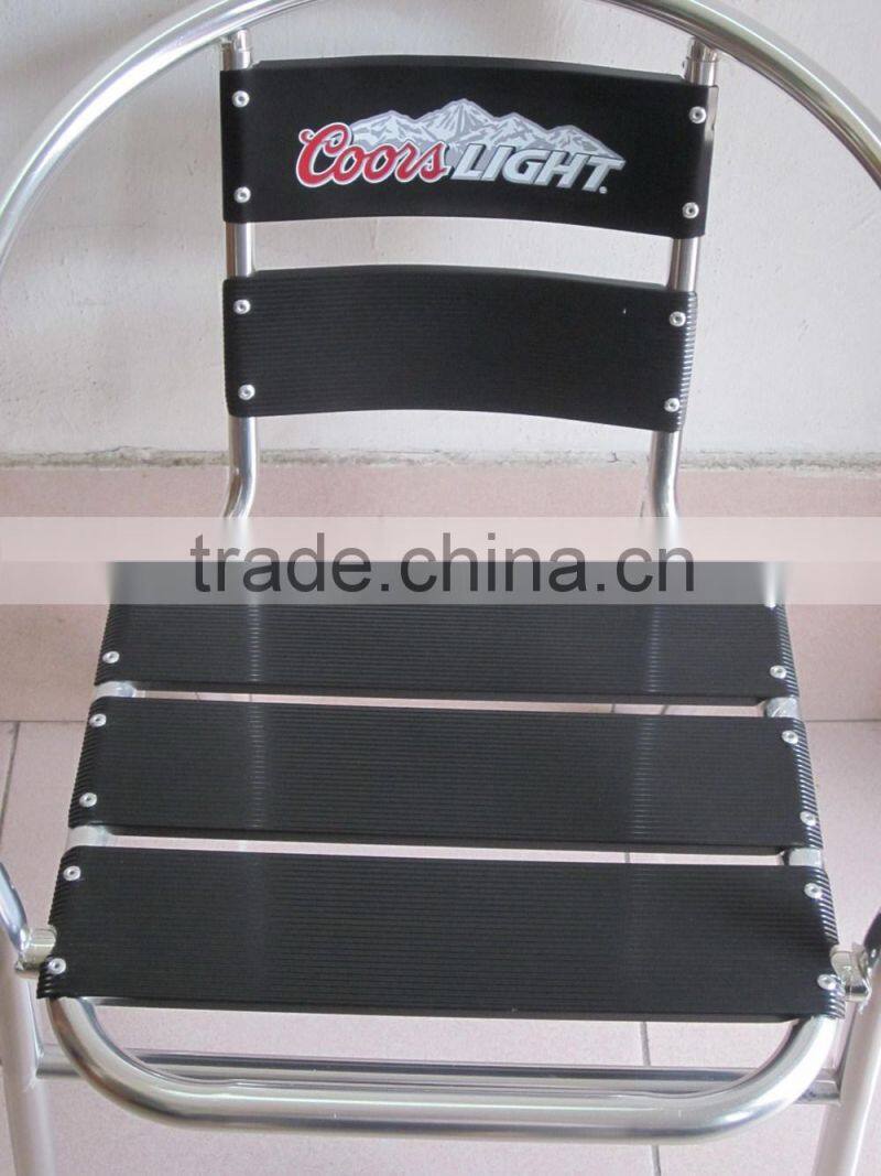 modern outdoor aluminium bar arm hotel chair YC002