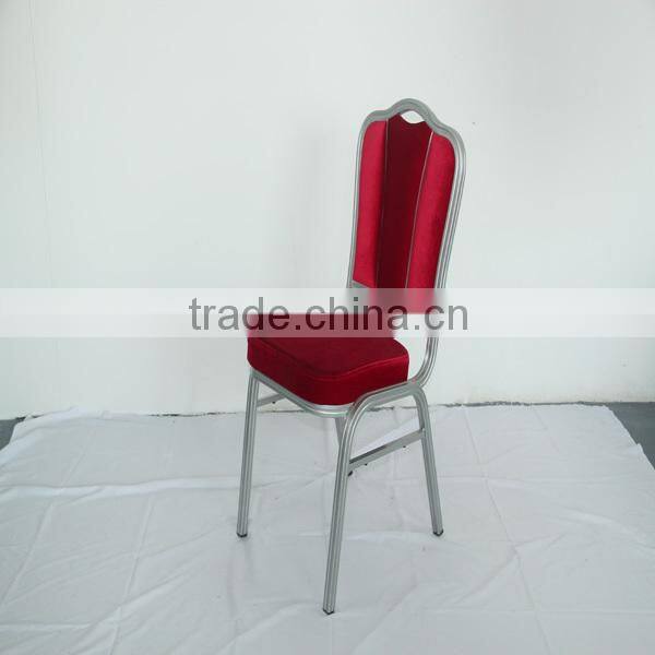 Wholesale reception used stack aluminum hotel banquet chair YC606