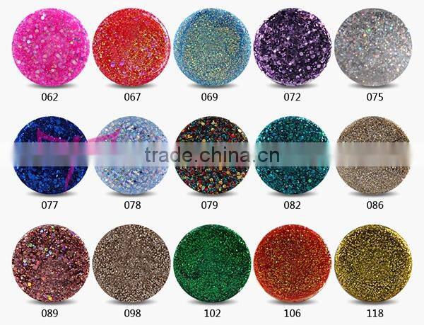 Beautiful colors soak off uv gel for nail art