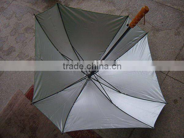 polyester with silver coating double rib reinforced square umbrella